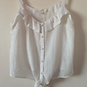 White tank top blouse